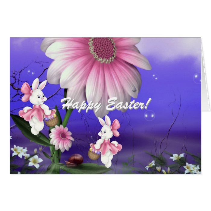 Happy Easter Bunny Card