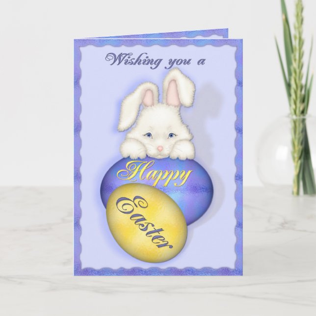 Happy Easter Bunny Card (Front)