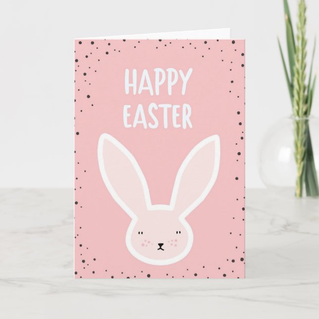 Happy Easter Bunny Card (Front)