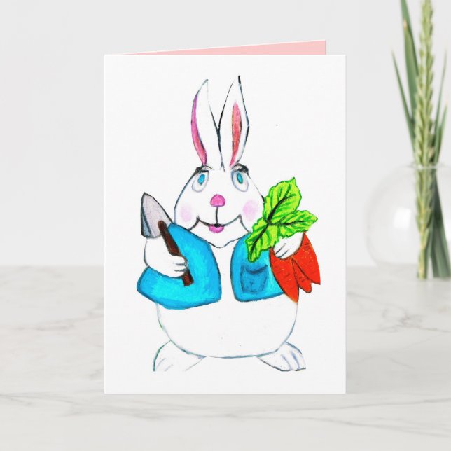 HAPPY EASTER BUNNY  card (Front)