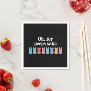 Happy Easter Bunny Christian Religious Carnival Napkins