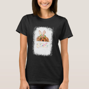Happy Easter Bunny Cocker Spaniel With Easter Eggs T-Shirt
