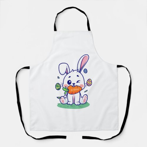 Happy Easter  Bunny collection 1 Apron