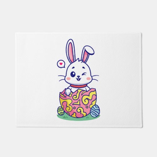 Happy Easter  Bunny collection 2 Doormat