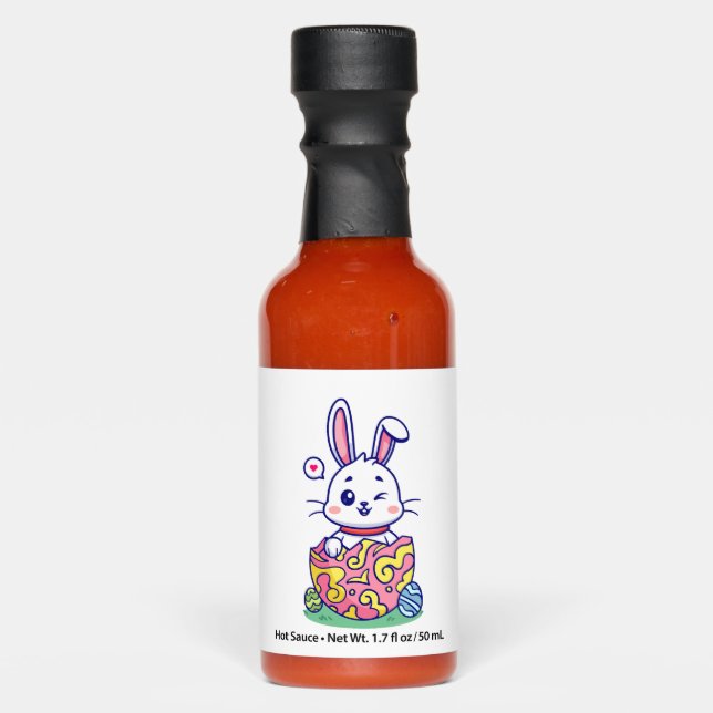 Happy Easter  Bunny collection 2 Hot Sauces (Front)