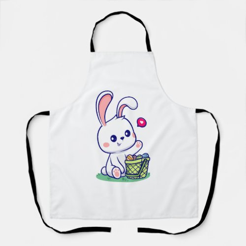 Happy Easter  Bunny collection 3 Apron