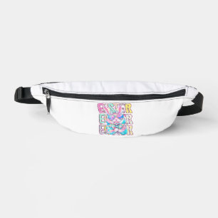 Happy Easter Bunny Coquette Bow Preppy Easter Day  Fanny Pack