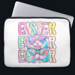 Happy Easter Bunny Coquette Bow Preppy Easter Day  Laptop Sleeve<br><div class="desc">Happy Easter Bunny Coquette Bow Preppy Easter Day Women Kids T-Shirt</div>