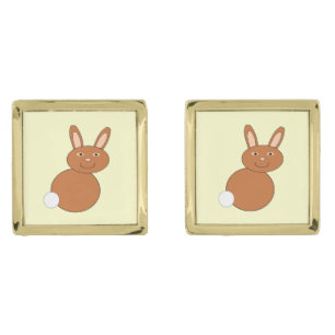 Happy Easter Bunny Cufflinks