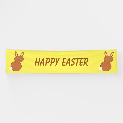 Happy Easter Bunny Custom Banner