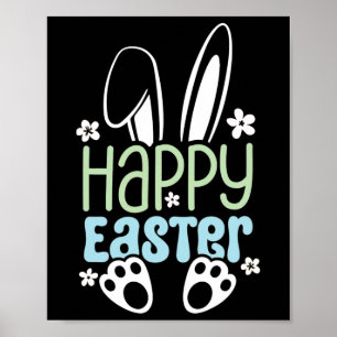 Happy Easter Bunny - Cute Easter Design For Boys G Poster