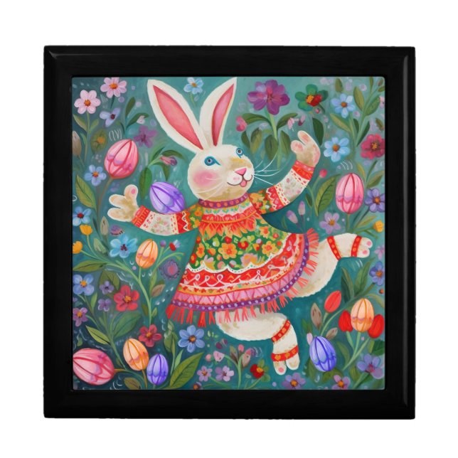 Happy Easter Bunny Dance Gift Box (Front)