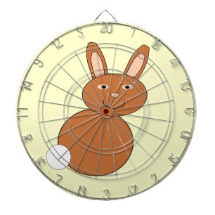 Happy Easter Bunny Dart Board