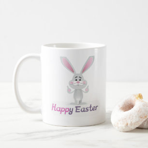 Happy Easter Bunny Design Coffee Mug