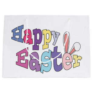 Happy Easter Bunny Ears Gift Bag