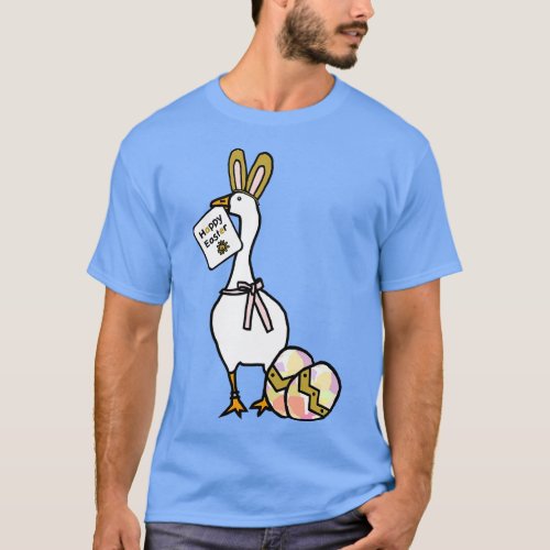 Happy Easter Bunny Ears on Gaming Goose T_Shirt