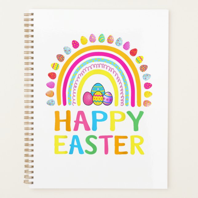 Happy Easter Bunny Easter Egg Hunt Easter Women Gi Planner (Front)