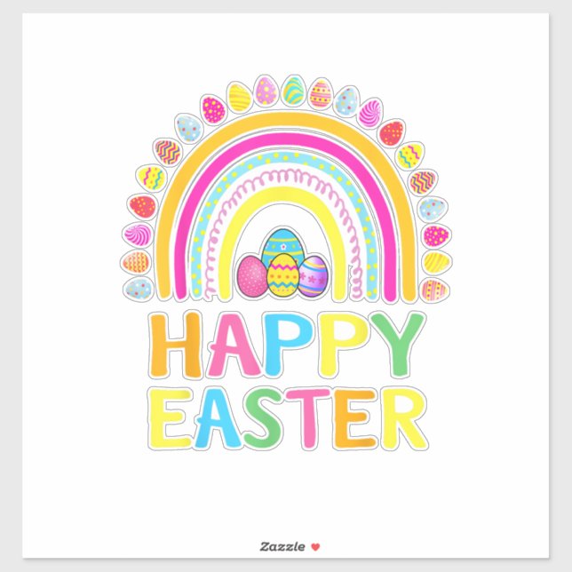 Happy Easter Bunny Easter Egg Hunt Easter Women Gi Sticker (Sheet)