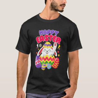 Happy Easter Bunny Easter Eggs T-Shirt