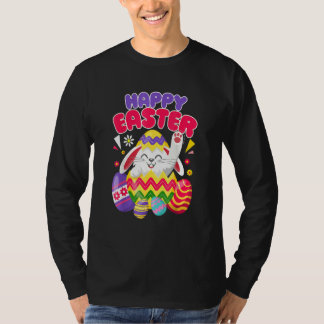 Happy Easter Bunny Easter Eggs T-Shirt