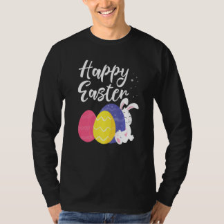 Happy Easter Bunny Egg Basket T-Shirt