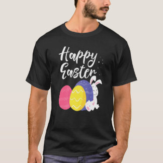 Happy Easter Bunny Egg Basket T-Shirt