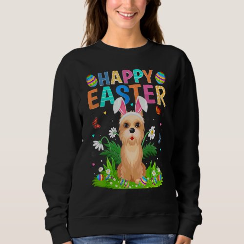 Happy Easter Bunny Egg  Cairn Terrier Dog Easter S Sweatshirt