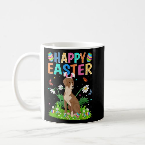Happy Easter Bunny Egg Funny Bloodhound Dog Easter Coffee Mug