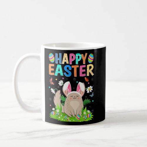 Happy Easter Bunny Egg Funny Chinchilla Easter Sun Coffee Mug