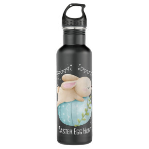 happy easter bunny egg hunt 30 stainless steel water bottle