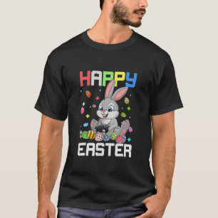 Happy Easter Bunny Egg Video Game Boys Kids Men Ea T-Shirt