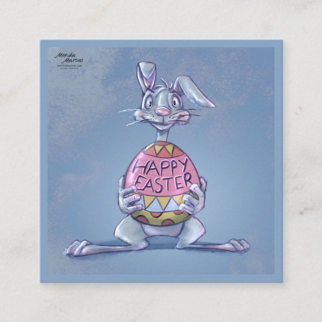 Happy Easter Bunny Enclosure Card (Front)