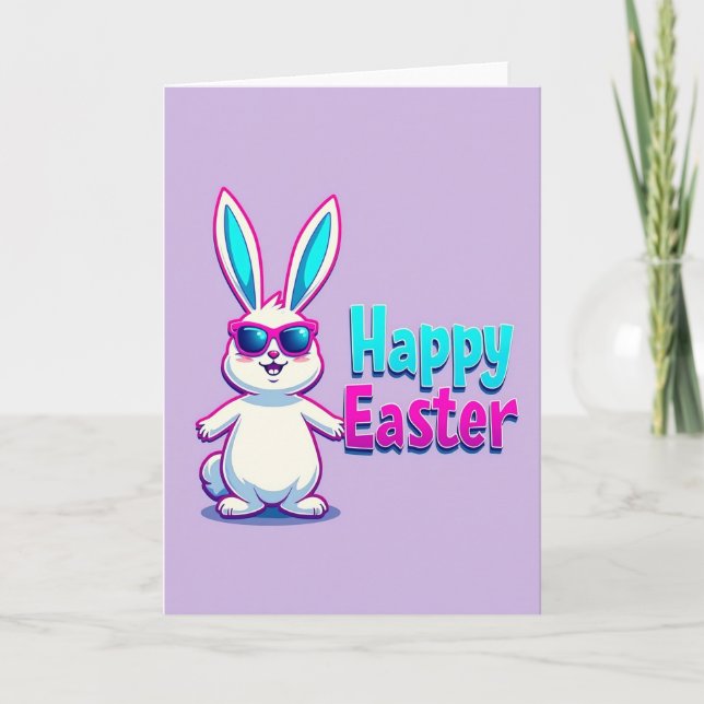 Happy Easter Bunny Friend Card (Front)