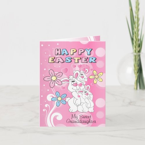 Happy Easter Bunny Fun Holiday Card