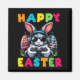 Happy Easter Bunny Funny Gaming Men Women Boys Magnet