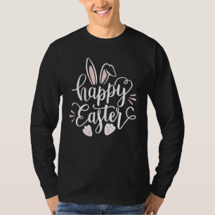 Happy Easter Bunny Girls Kids And Teens T-Shirt