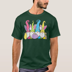 Happy Easter Bunny Gnome Easter Eggs Hunting Cute T-Shirt