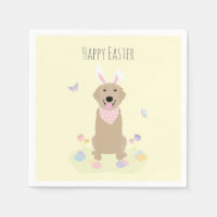 Happy Easter Bunny Golden Retriever