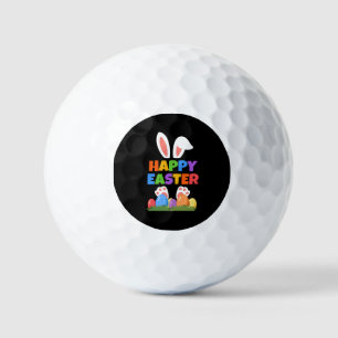 Happy Easter Bunny Golf Balls