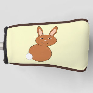Happy Easter Bunny Golf Putter Cover