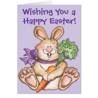 Happy Easter Bunny - Greeting Card