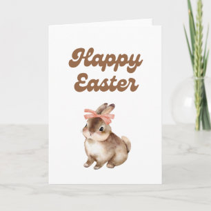Happy Easter Bunny Greeting Card
