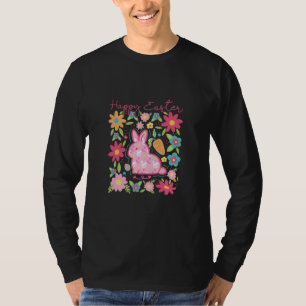 Happy Easter Bunny Illustration T-Shirt