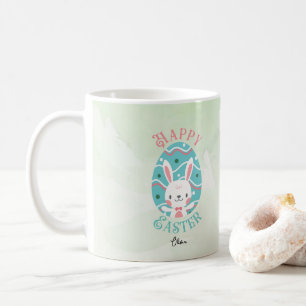 Happy Easter Bunny In Egg with Name Coffee Mug