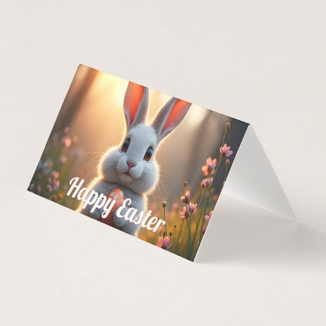 Happy Easter Bunny in the Magic of Spring (Front)