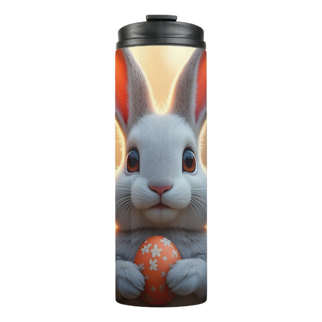 Happy Easter Bunny in the Magic of Spring Thermal Tumbler (Front)