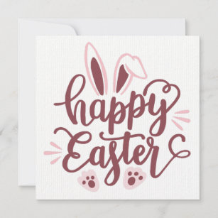 Happy Easter Bunny Invitation