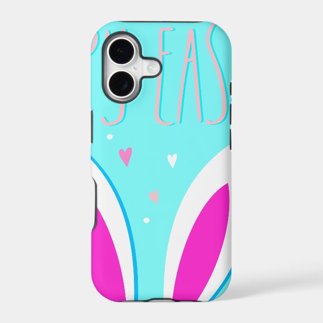 happy easter bunny iphone case (Back)