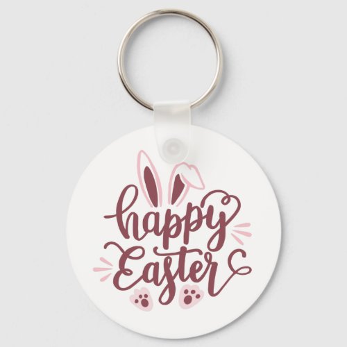 Happy Easter Bunny  Keychain