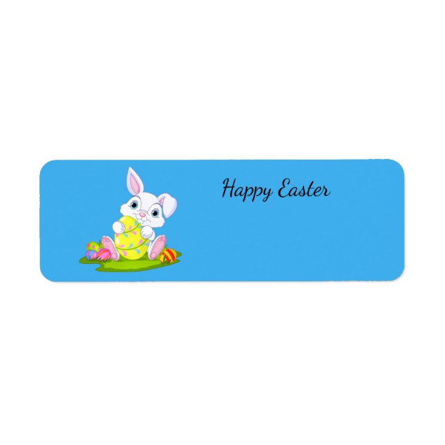 Happy Easter Bunny Label (Front)